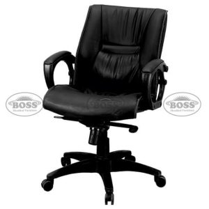 Boss B-518 Senator Low Back Double Ply Revolving Chair