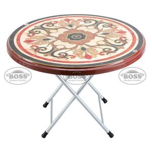 Boss BP-215-S Steel Plastic Round Table 39″ With Sticker
