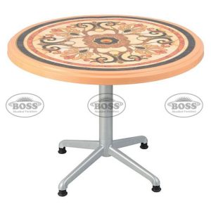 Boss BP-290-S Steel Plastic Round Table 39″ With Sticker