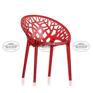 Boss BP-309-PC Poly Carbonate Crystal Tree Chair
