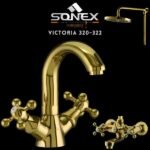 Sonex VICTORIA 320-322 Bath Set Gold – Sonex Sanitary Fittings