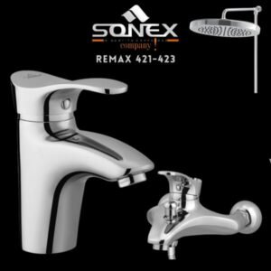 Sonex REMAX 421-423 Bath Set Chrome – Sonex Sanitary Fittings