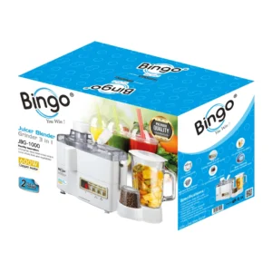 BINGO (JBG-1000) JUICER BLENDER 3 IN 1 Heavy Duty Copper Motor