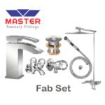 Master Gold Series Emerald Set With Overhead Rain Shower (3085A)