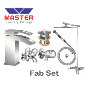 Master Gold Series Emerald Set With Overhead Rain Shower (3085A)