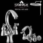 Sonex ROYAL 601-603 Bath Set Chrome – Sonex Sanitary Fitting