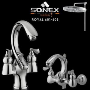 Sonex ROYAL 601-603 Bath Set Chrome – Sonex Sanitary Fitting
