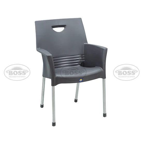 Boss BP-317 Mega Jhony Pure Plastic Chair with Steel Legs - Image 5