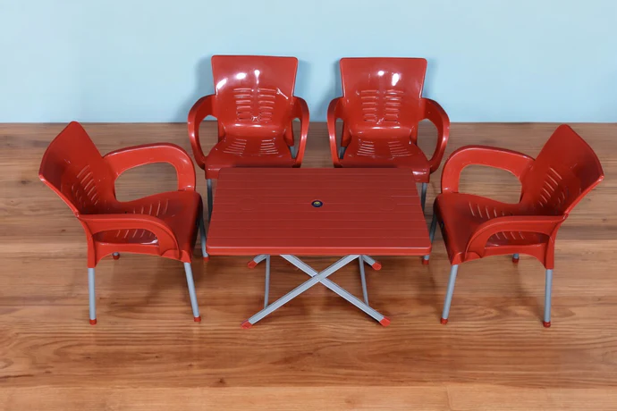 BOSS Relaxo Chair Set with BP-214-S Folding Table - Image 3