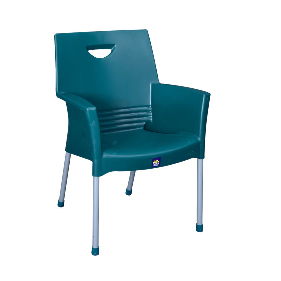 Boss BP-317 Mega Jhony Pure Plastic Chair with Steel Legs - Image 2