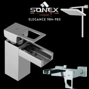 Sonex Elegance Plus 984-983 Bath Set – Sonex Sanitary Fittings