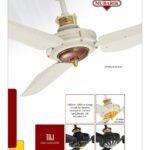 Mubark Ceiling Fan 56″- Cooper Wire ( White & Mehron) TAJ