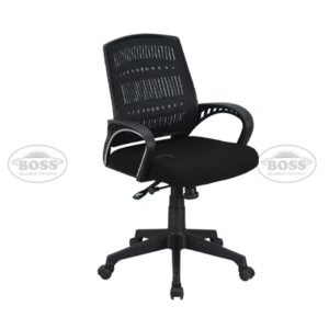 Boss Office Chair B-514 Black Relax Back Revolving Chair