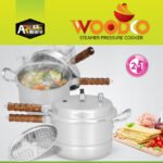 AR 11 Liter 2 In 1 Steamer & Pressure Cooker