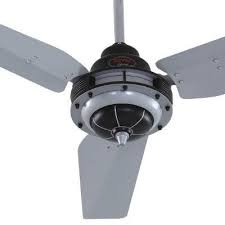 Abdullah Ceiling Fan  Antique- 1 Year Warranty - Original Heavy Duty - 56 -Silver Black