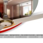 AL Meraj Fans JEWEL GOLD Ceiling Fan 56"- Cooper Wire