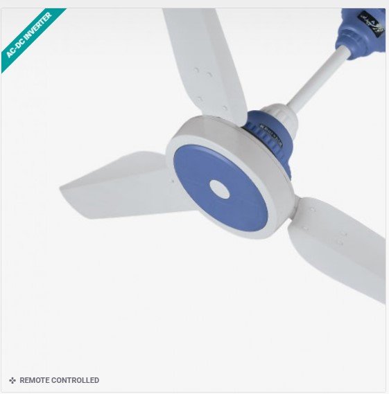 KHUSHID FANS Grace Model AC/DC Inverter Ceiling Fan