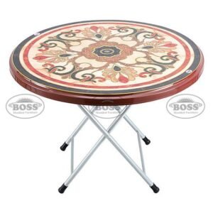 Boss BP-215-S Steel Plastic Round Table 39″ With Sticker