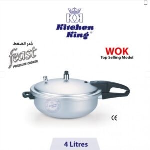 Kitchen King Wok Pressure Cooker (feast) – 4 Liters