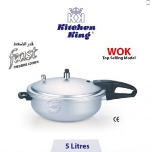 Kitchen King Wok Pressure Cooker (feast) – 5 Liters