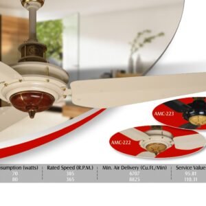 AL Meraj Fans MARJAN Ceiling Fan 56"- Cooper Wire