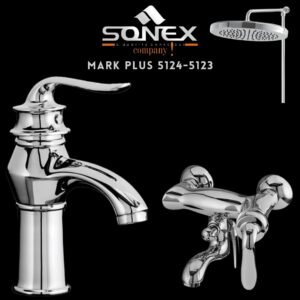 Sonex MARK PLUS 5124-5123 Bath Set – Sonex Sanitary Fittings