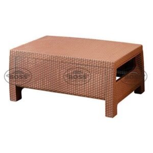 Boss BP-371 Newly Designed Pure Plastic Single Shelf Rattan Table 1 review