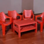 BOSS Elegance Chair Set with BP-370 Double Shelf Rattan Table
