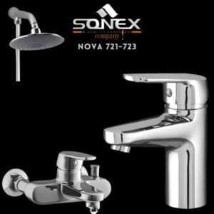 Sonex Nova Bath Set 721-723 Chrome – Sonex Sanitary Fittings